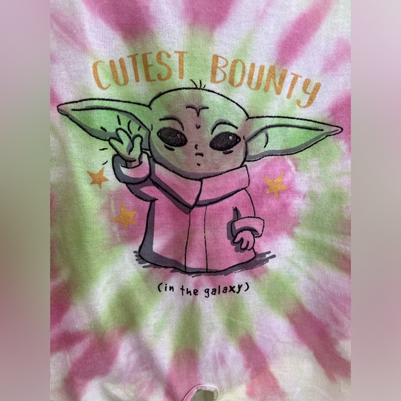 Girls Star Wars Baby Grogu Top, Size 6 NWT - Picture 2 of 7
